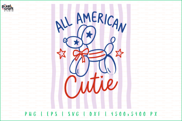 All American Cutie, 4th of July SVG