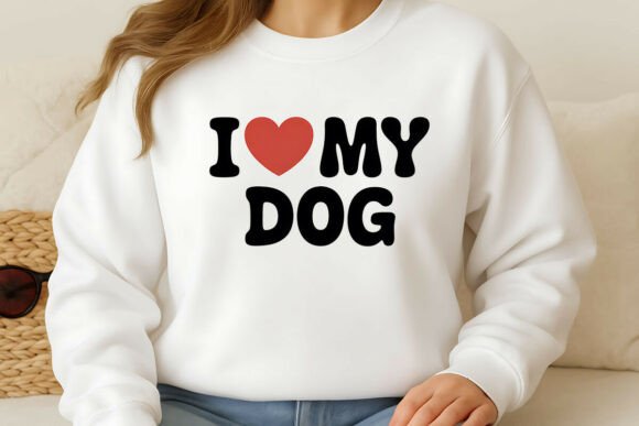 I Love My Dog PNG