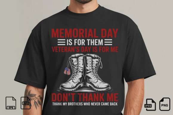 Memorial Day Veteran Tribute SVG