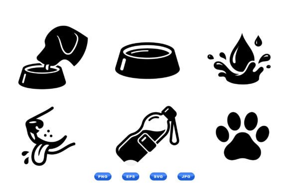 Pet Water Icons SVG Pack Review