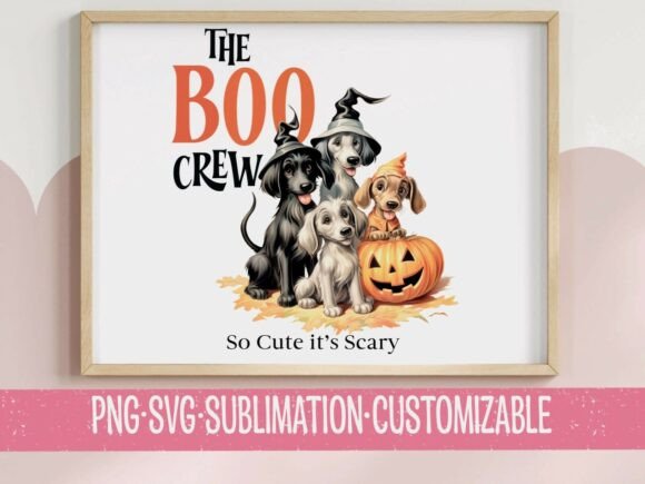 The Boo Crew Dogs SVG PNG — so Cute It s
